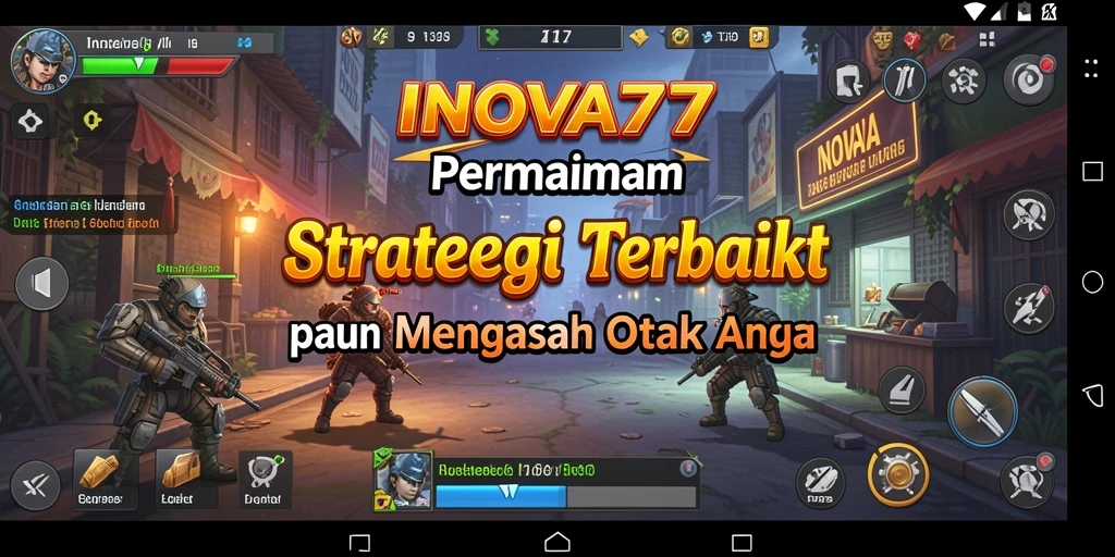 Tampilan gameplay yang menawan dan strategis dari INOVA77.