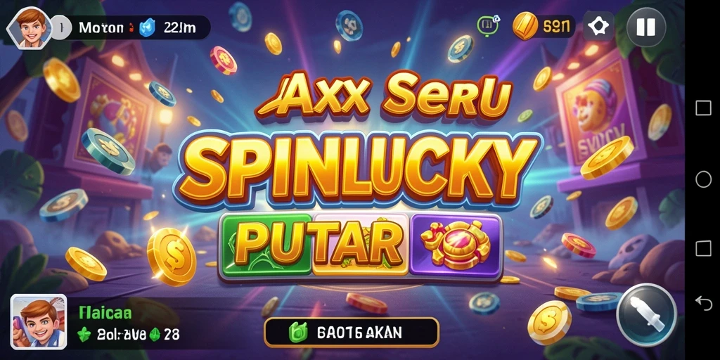 Tampilan gameplay SPINLUCKY yang seru dan memikat.