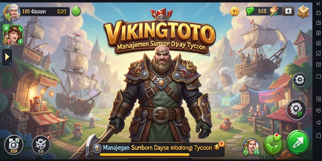 Gameplay VIKINGTOTO yang menantang dan menyenangkan dalam mengelola kerajaan.